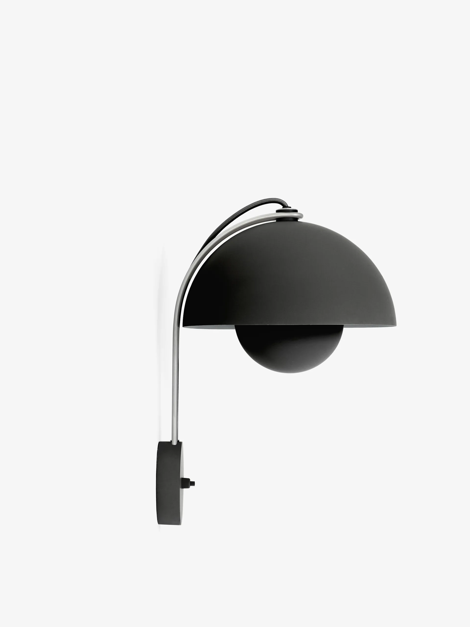 Flowerpot vegglampe VP8, Matt black &Tradition