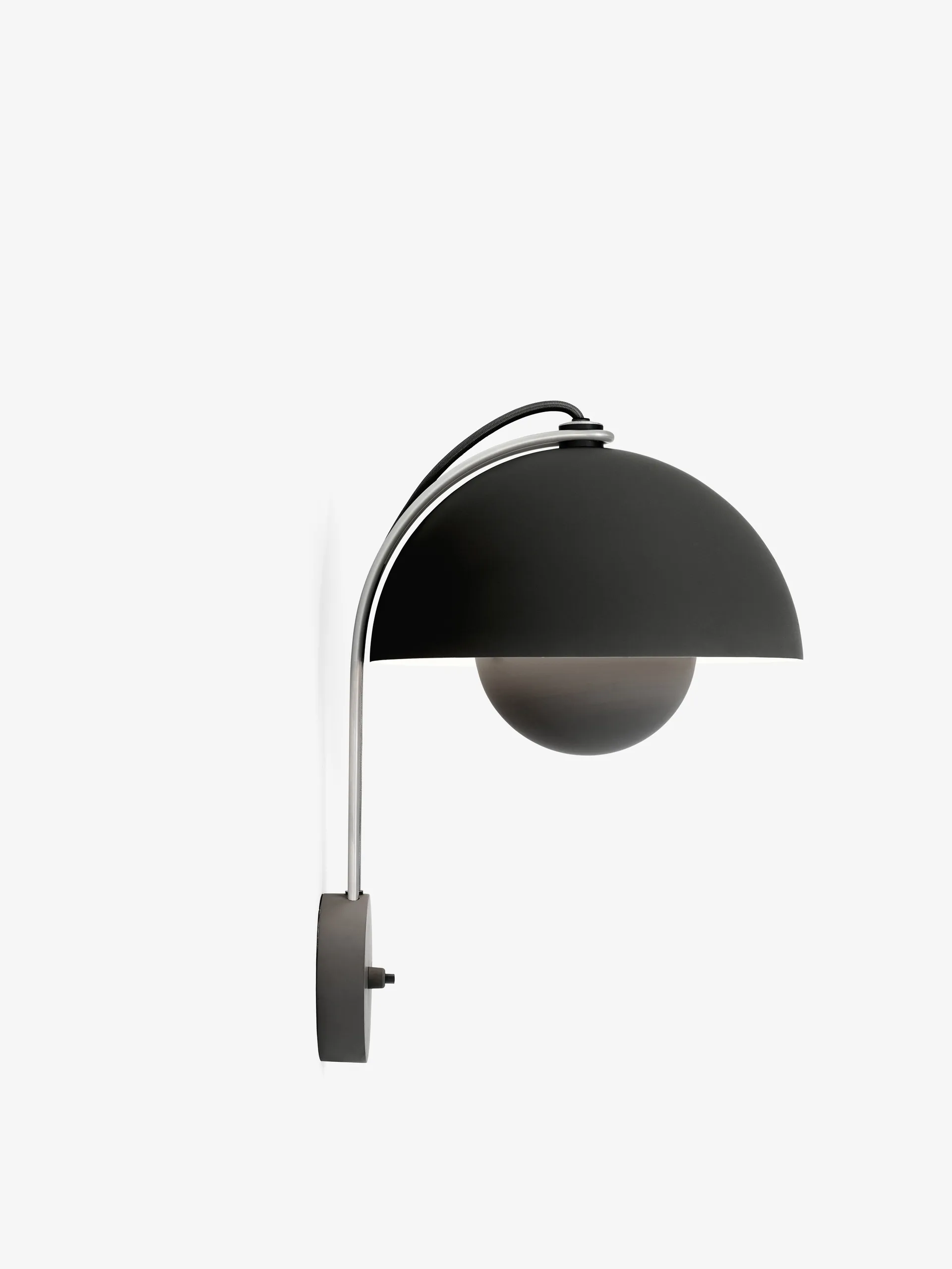 Flowerpot vegglampe VP8, Matt black &Tradition