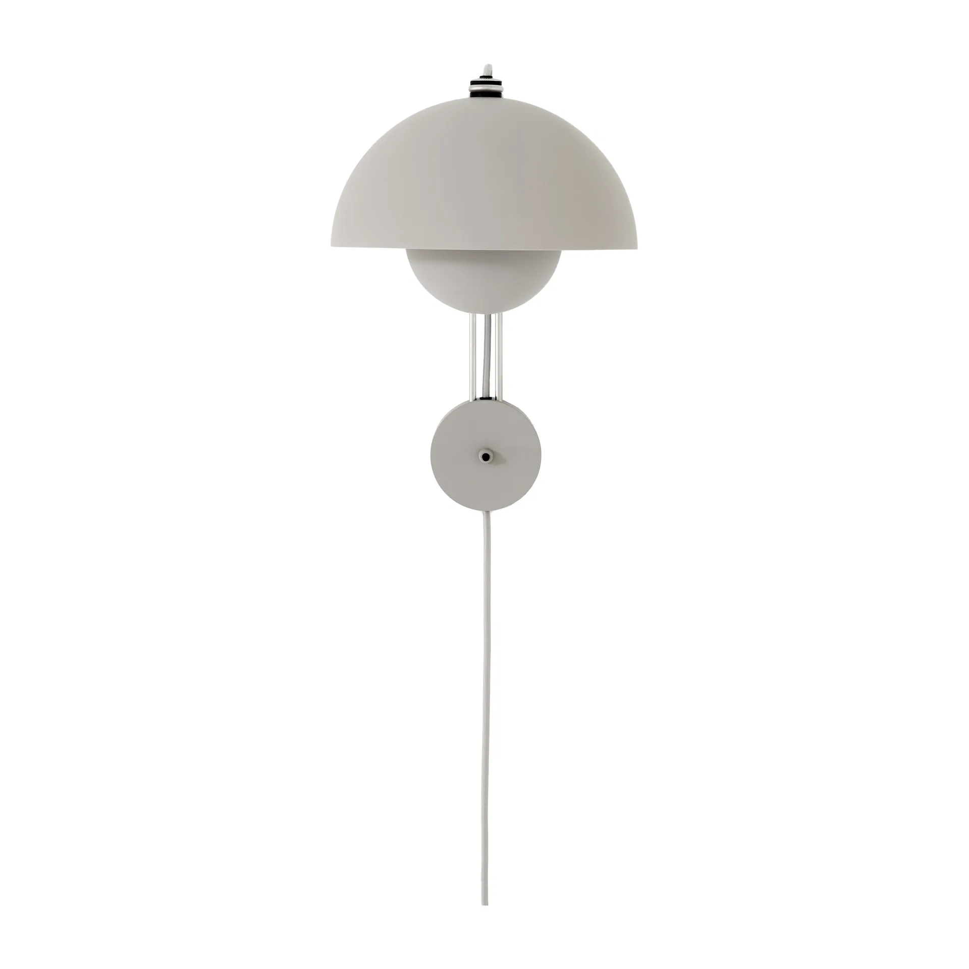 Flowerpot vegglampe VP8, Matt light grey &Tradition