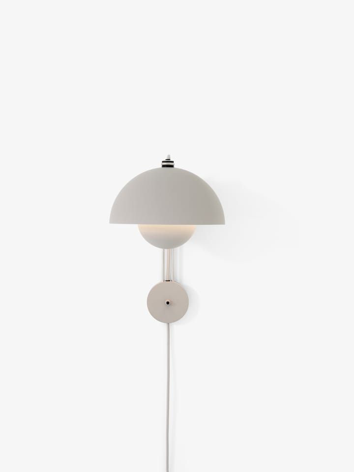 Flowerpot vegglampe VP8, Matt light grey &Tradition