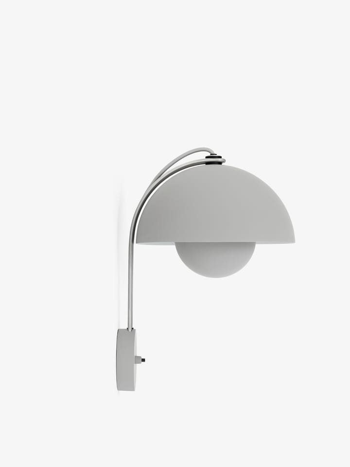 Flowerpot vegglampe VP8, Matt light grey &Tradition