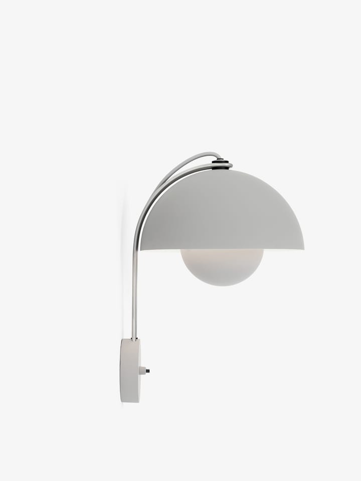Flowerpot vegglampe VP8, Matt light grey &Tradition