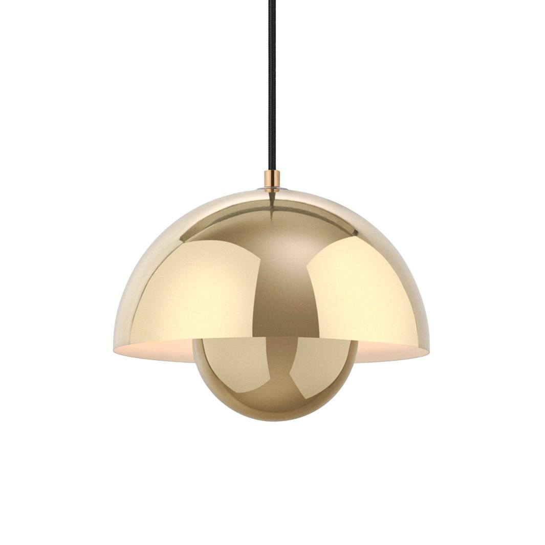 Bilde av &Tradition FlowerPot VP1 pendel Brass-plated