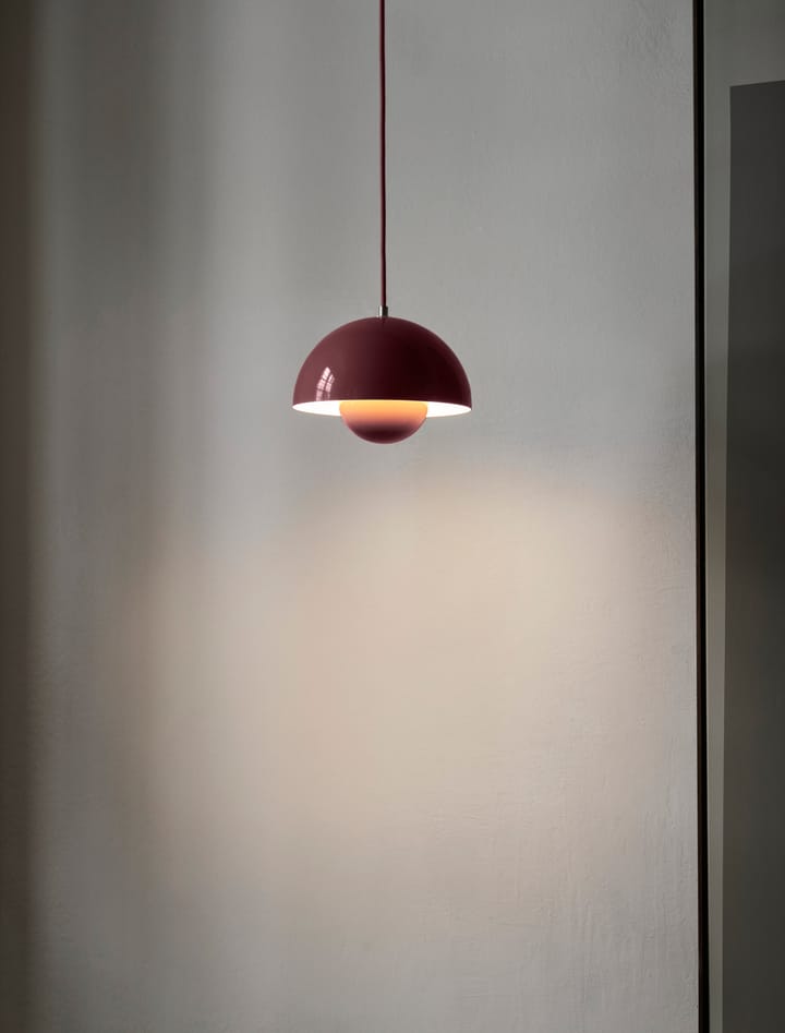 FlowerPot VP1 pendel, Dark plum &Tradition