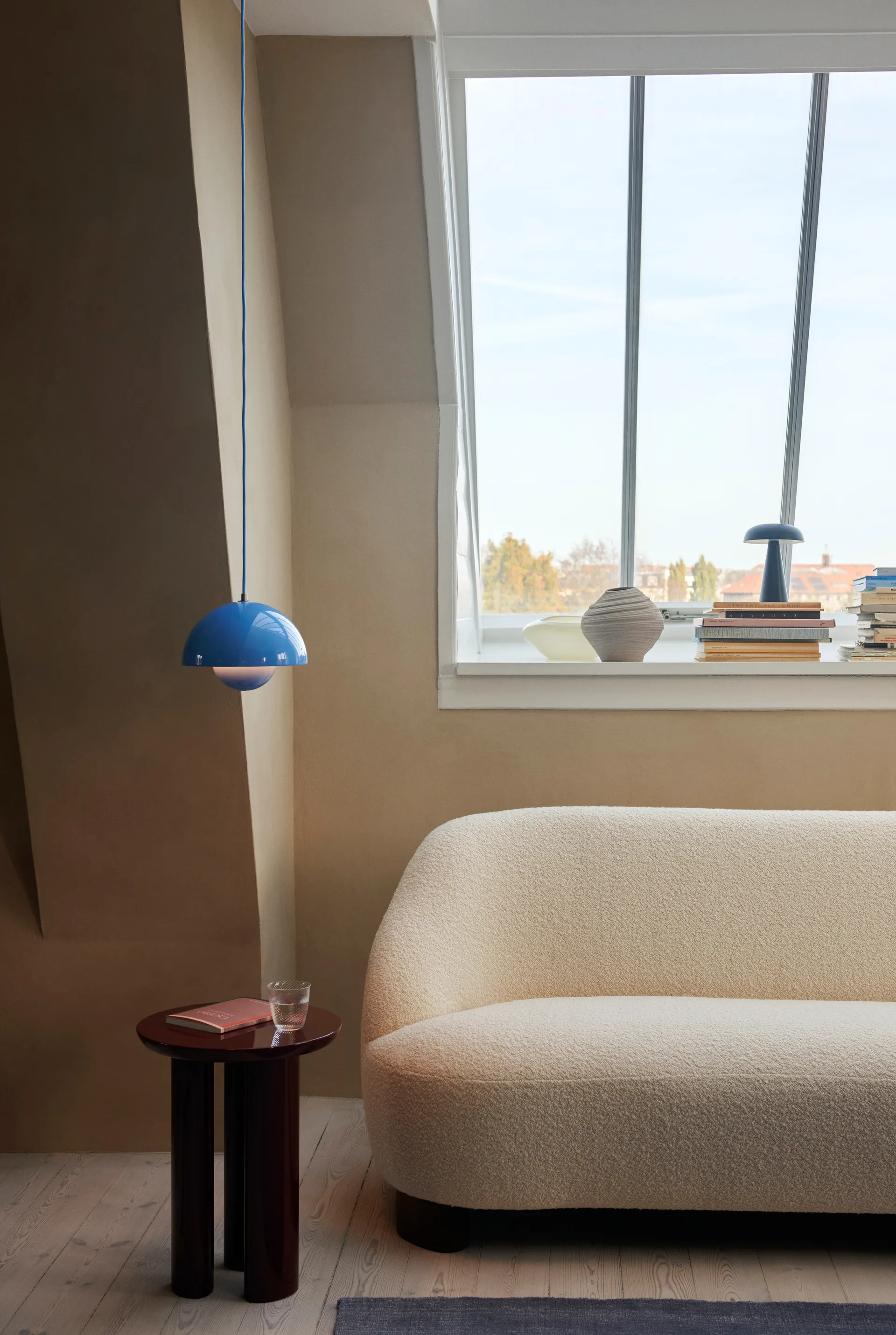 FlowerPot VP1 pendel, Swim blue &Tradition