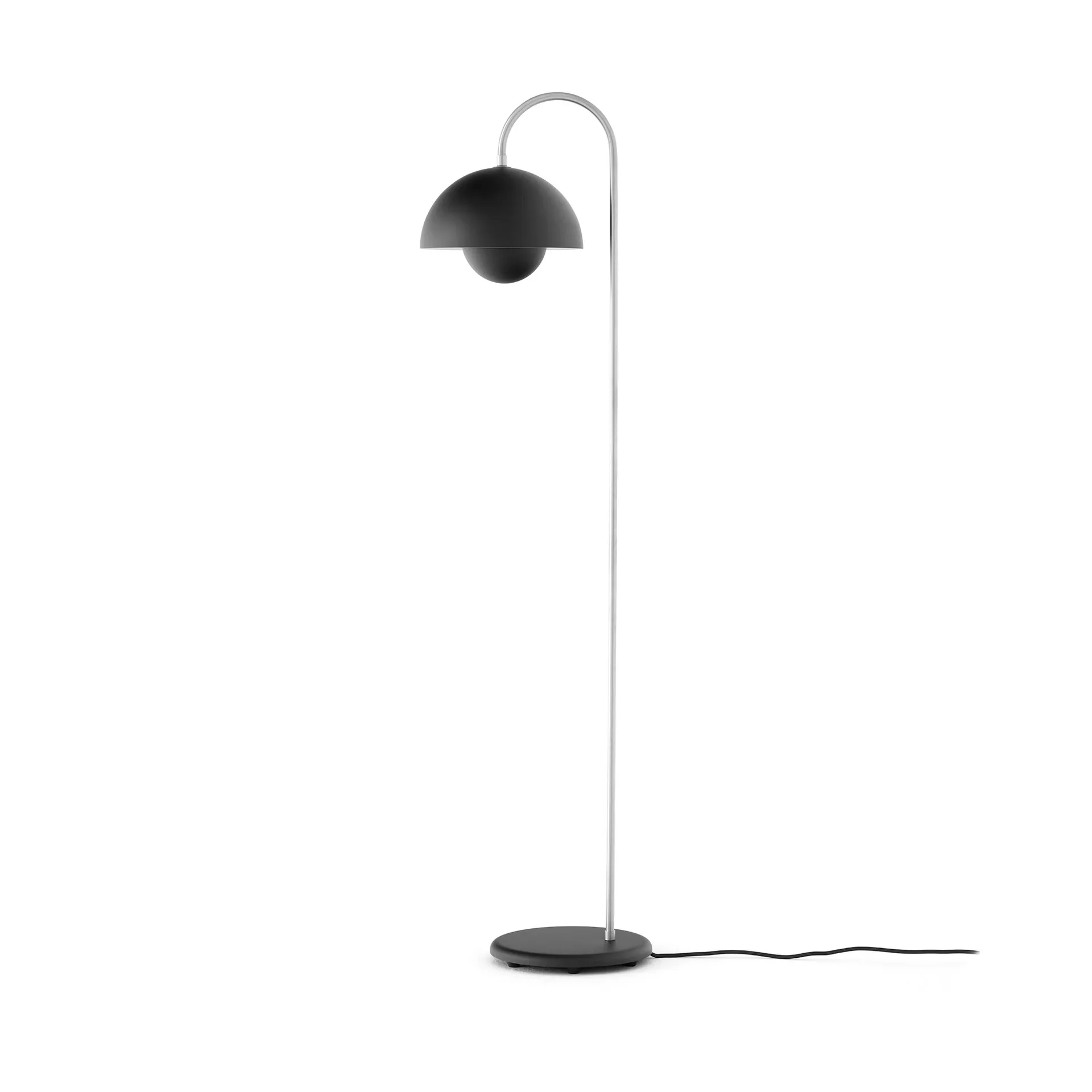 Flowerpot VP12 gulvlampe, Matt svart &Tradition