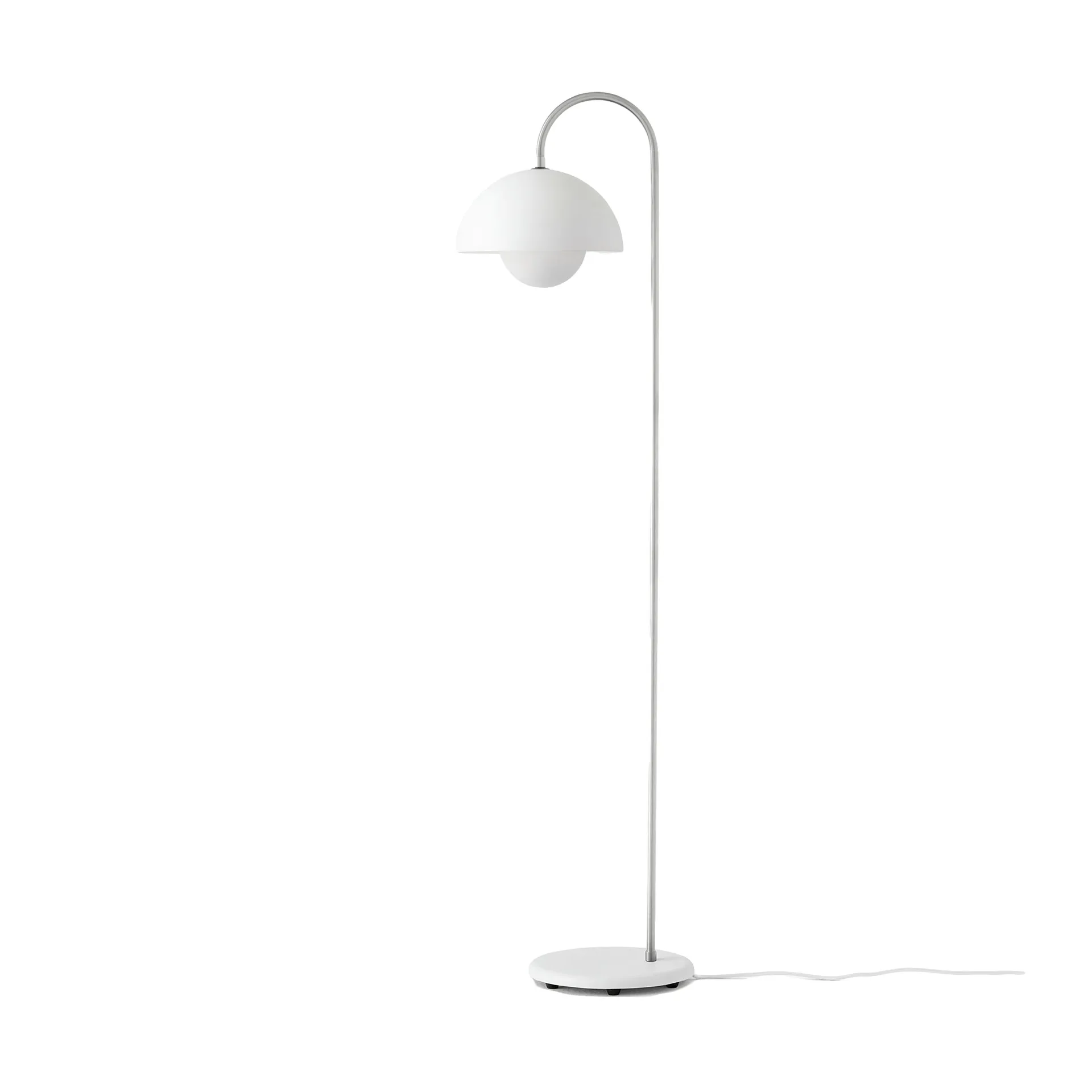 Flowerpot VP12 gulvlampe, Matt white &Tradition