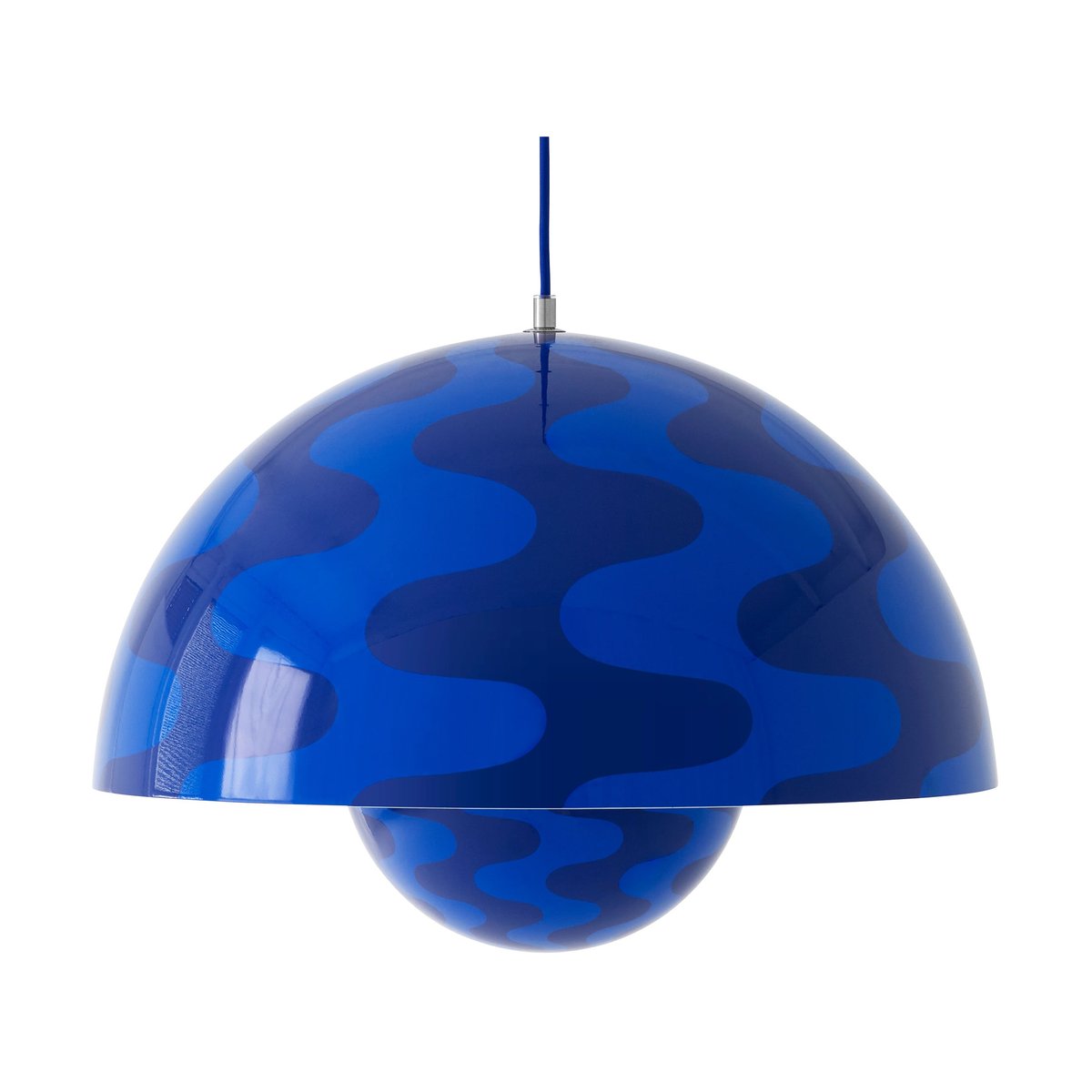 Bilde av &Tradition Flowerpot VP2 pendel stor Cobalt blue-Twilight blue