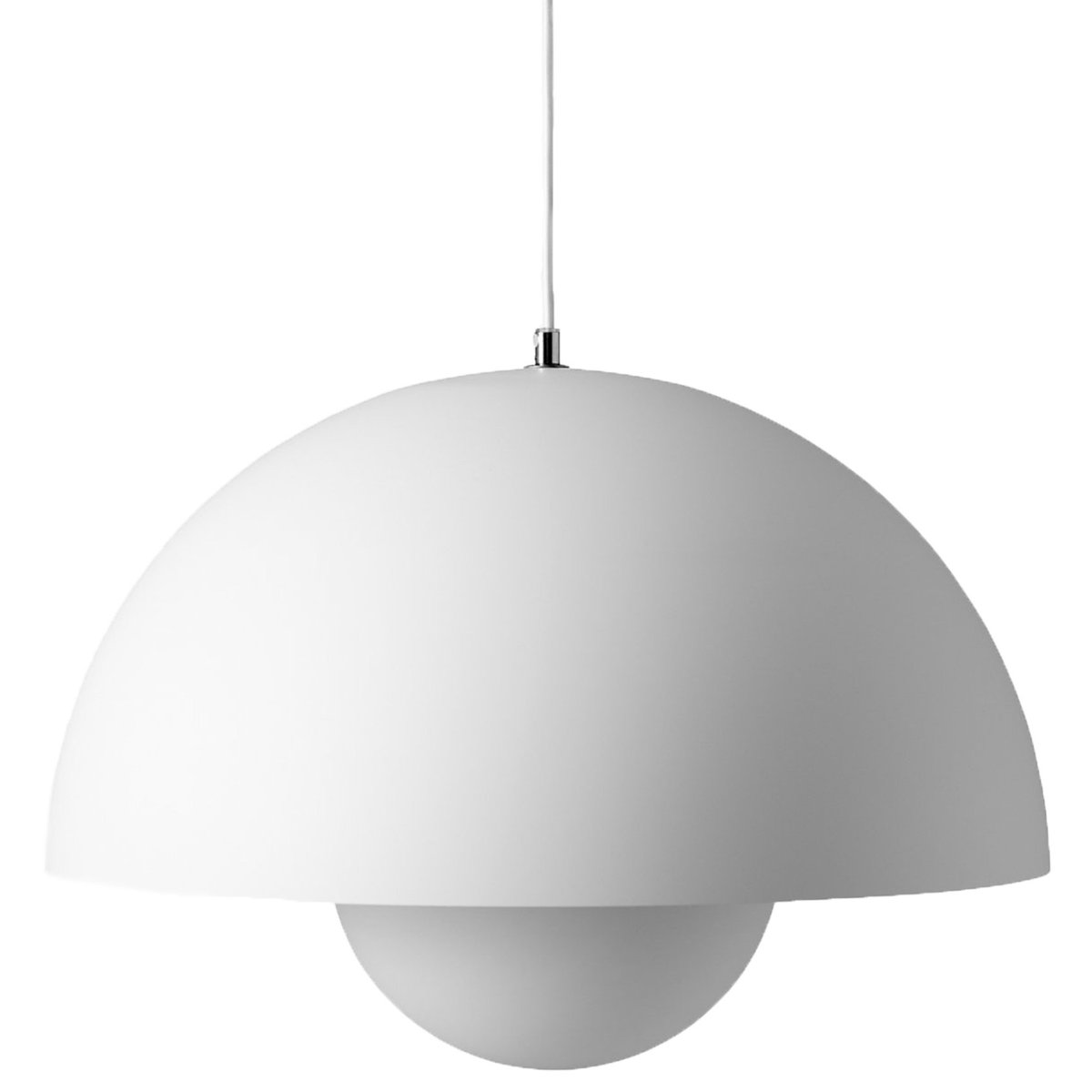 Bilde av &Tradition Flowerpot VP2 pendel stor matt hvit