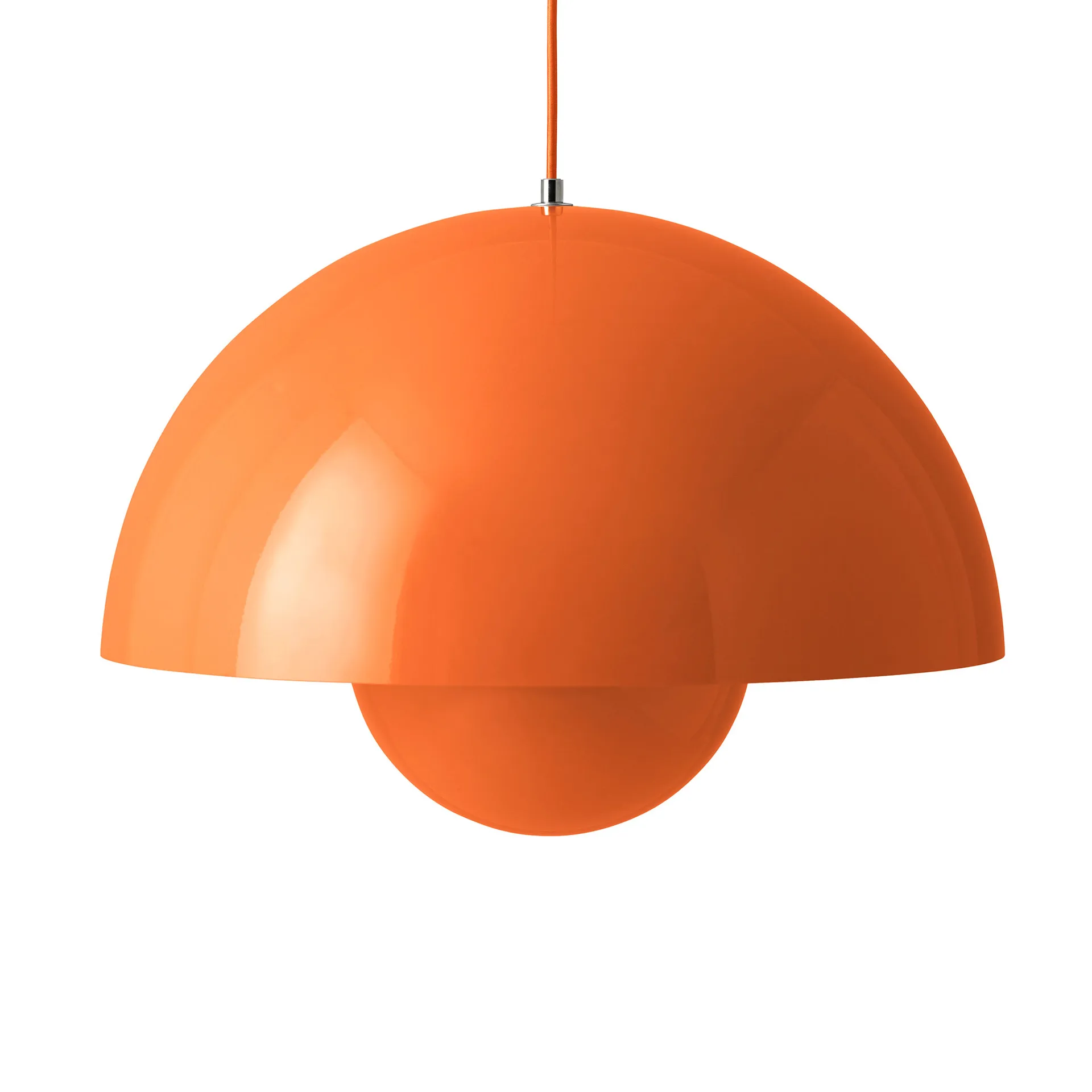 Flowerpot VP2 pendel stor, Zesty orange &Tradition