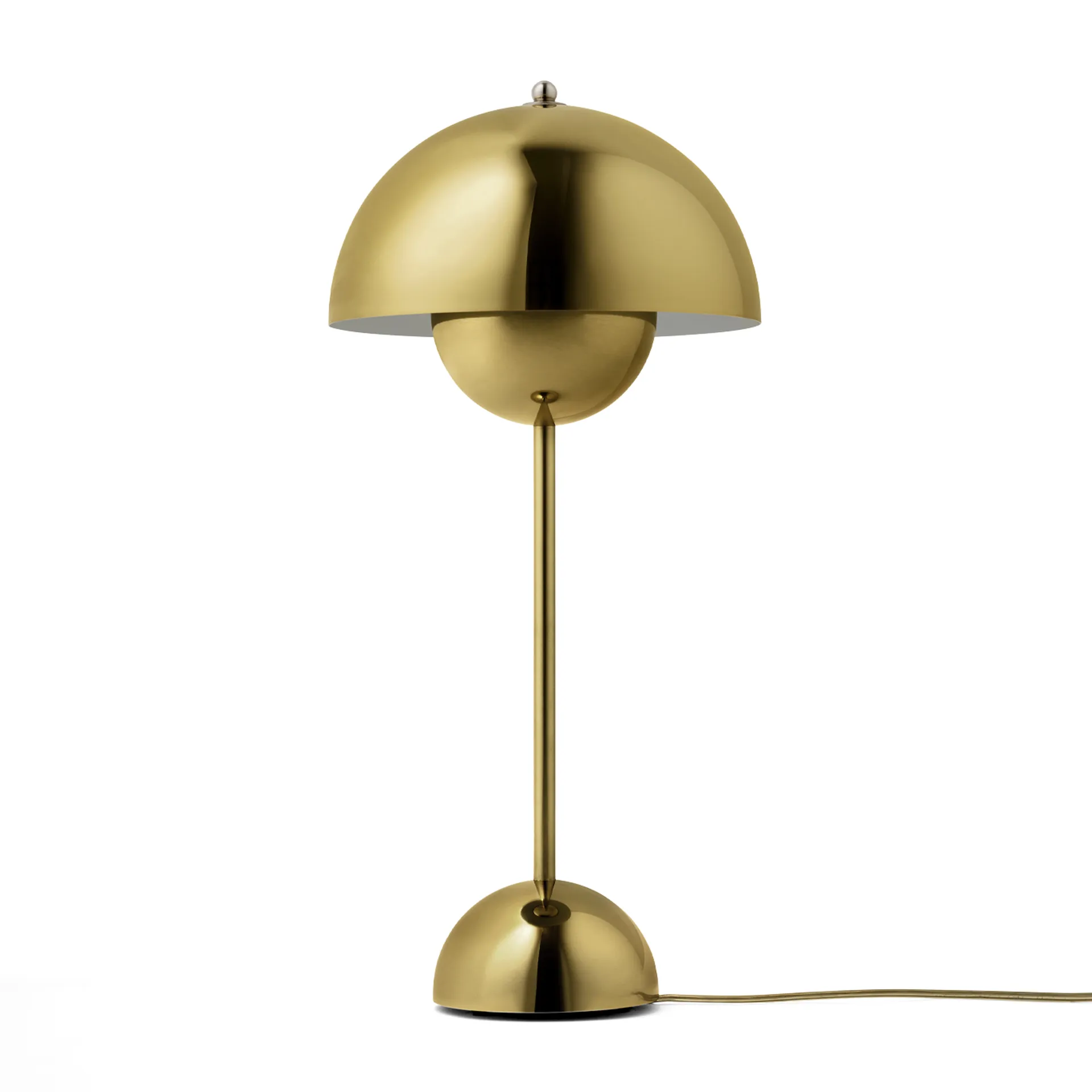 FlowerPot VP3 bordlampe, Brass-plated &Tradition