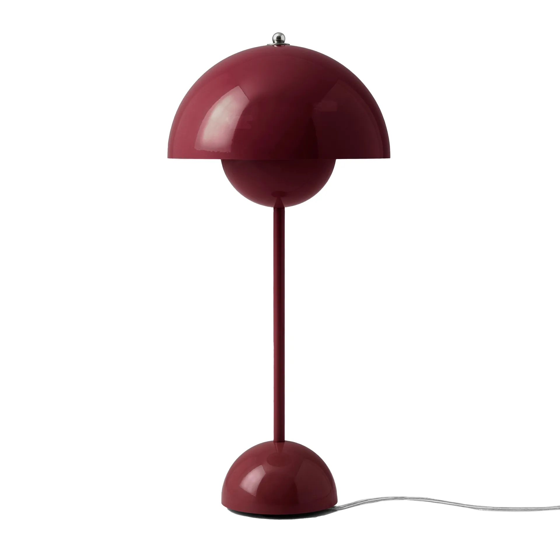 FlowerPot VP3 bordlampe, Dark plum &Tradition