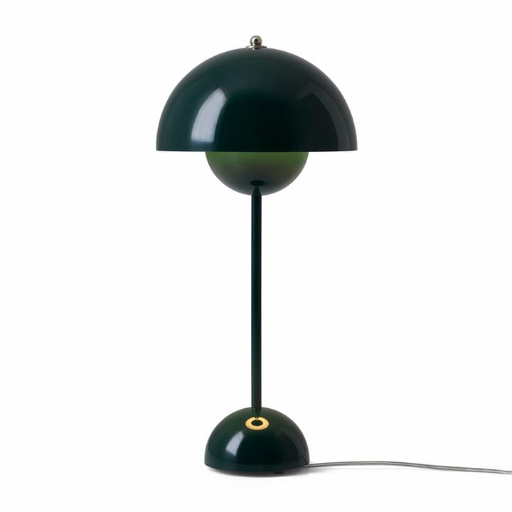 FlowerPot VP3 bordlampe - mørkegrønn - &Tradition