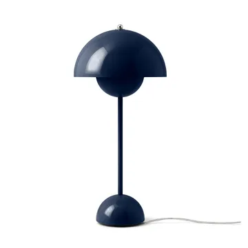 FlowerPot VP3 bordlampe - Steel blue - &Tradition