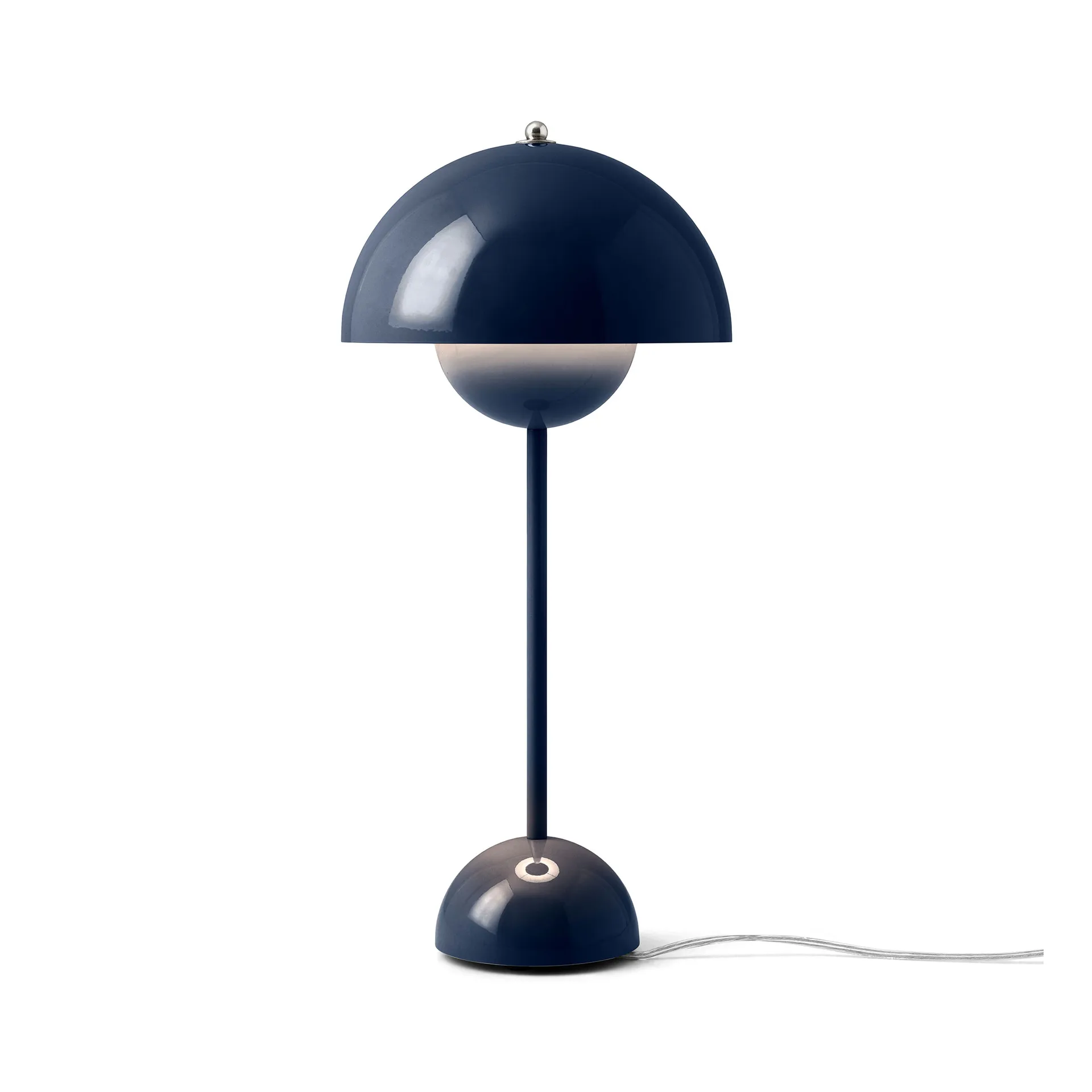 FlowerPot VP3 bordlampe, Steel blue &Tradition