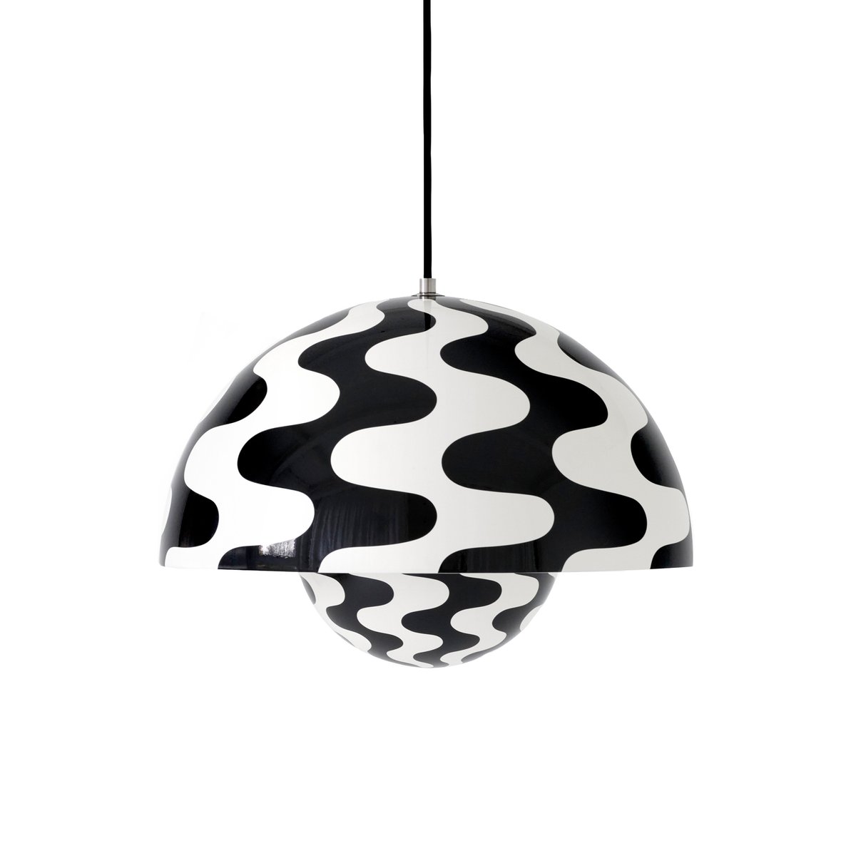 Bilde av &Tradition Flowerpot VP7 pendel Black-white pattern