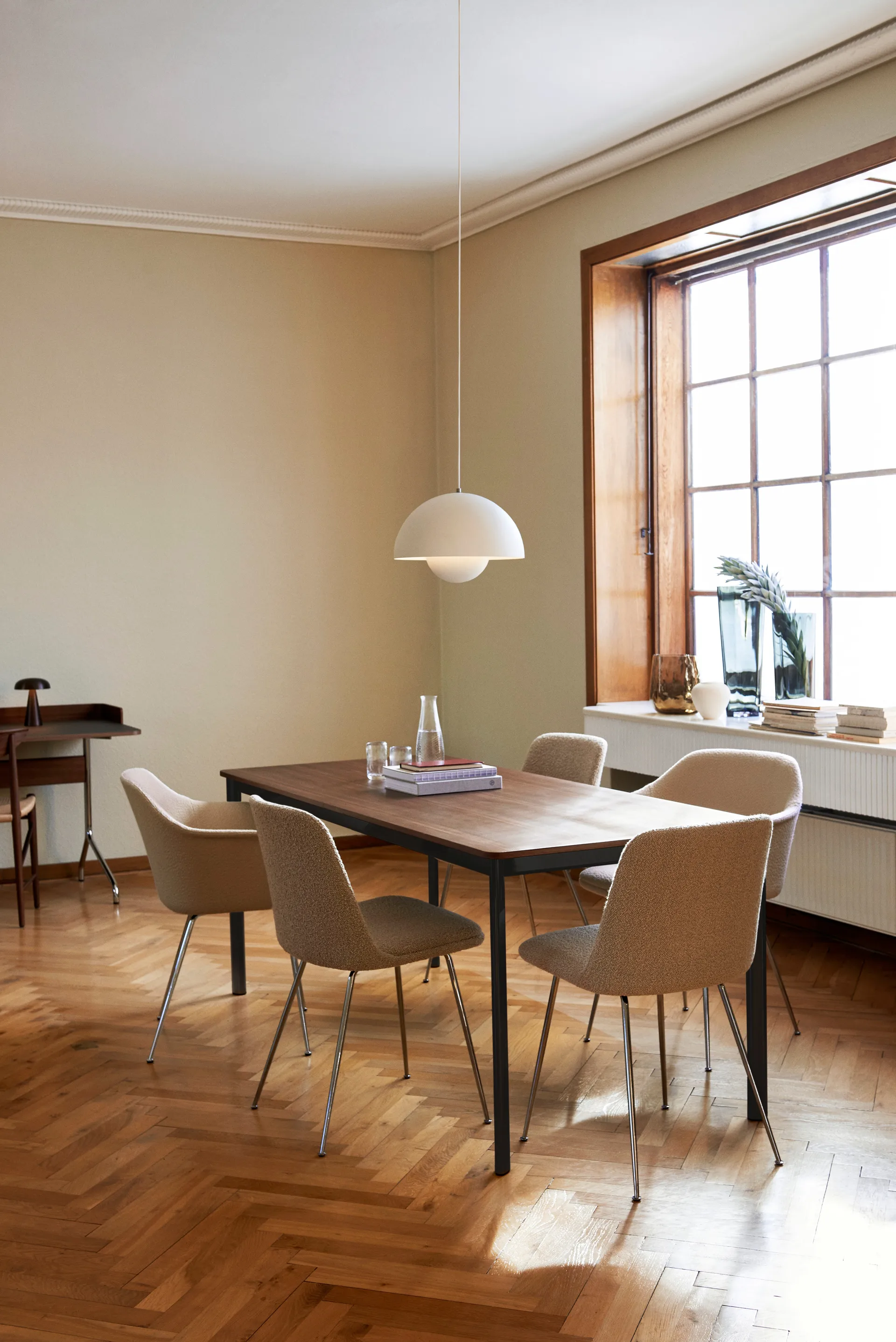 Flowerpot VP7 pendel, Matt hvit &Tradition