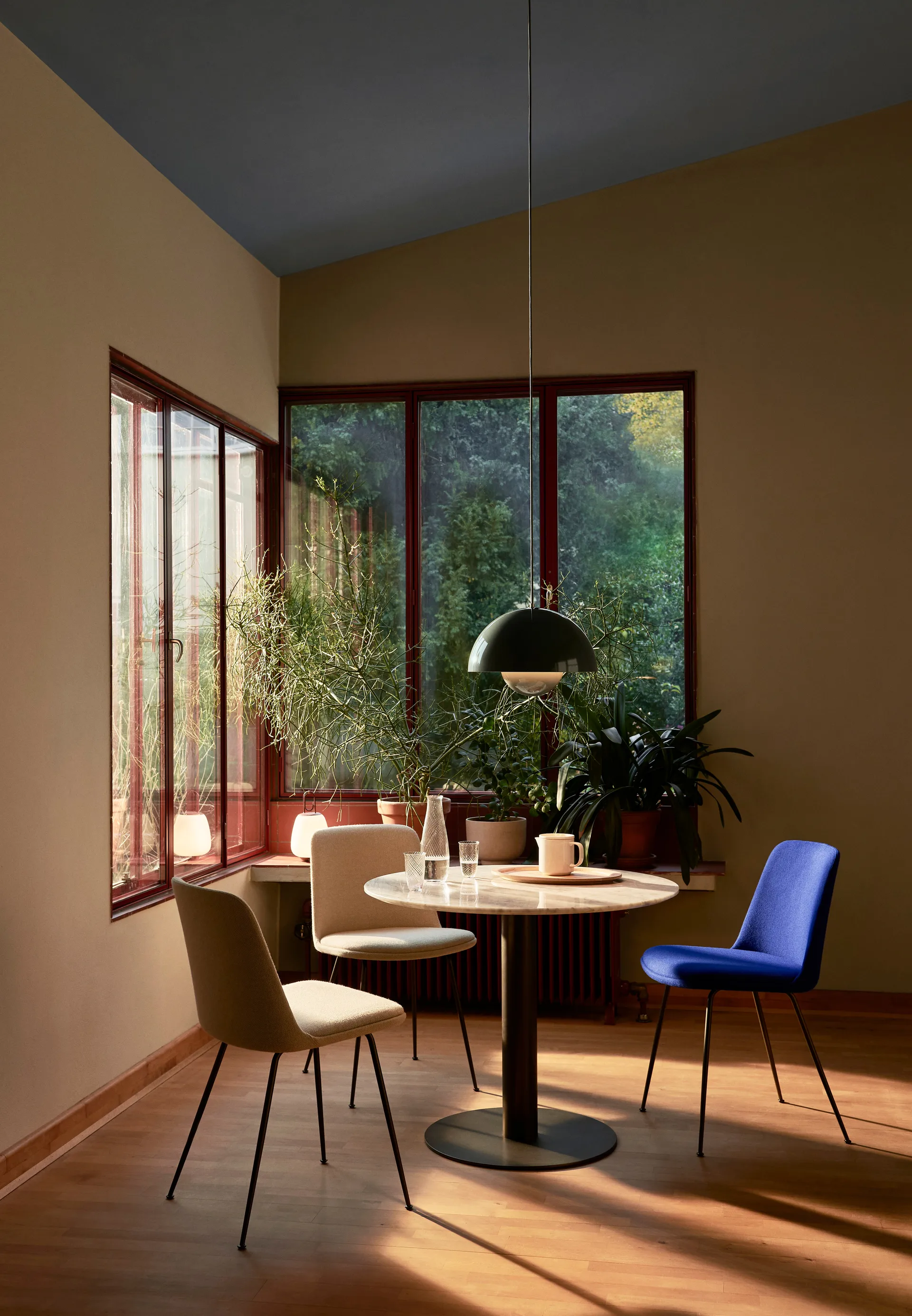 Flowerpot VP7 pendel, Stone blue &Tradition