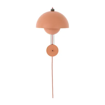 Flowerpot VP8 vegglampe - Beige-red - &Tradition