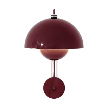 Flowerpot VP8 vegglampe - Dark plum - &Tradition
