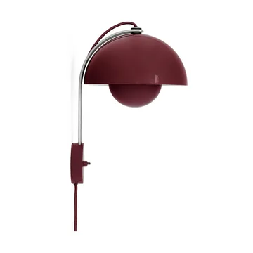 Flowerpot VP8 vegglampe - Dark plum - &Tradition