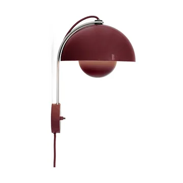 Flowerpot VP8 vegglampe - Dark plum - &Tradition