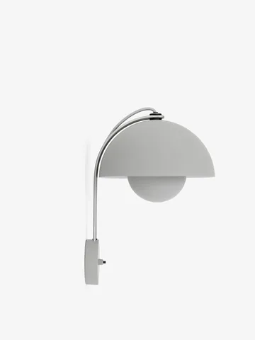 Flowerpot VP8 vegglampe - Matt light grey - &Tradition
