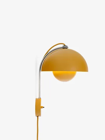 Flowerpot VP8 vegglampe - Mustard - &Tradition