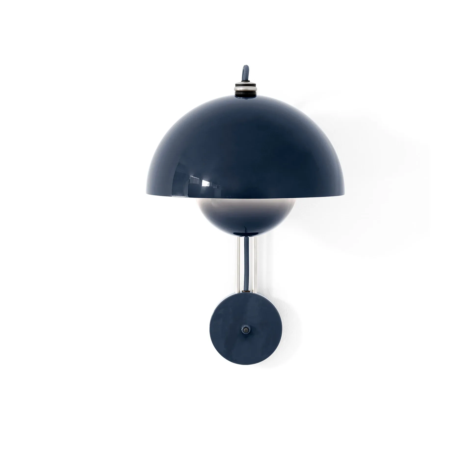 Flowerpot VP8 vegglampe, Steel blue &Tradition
