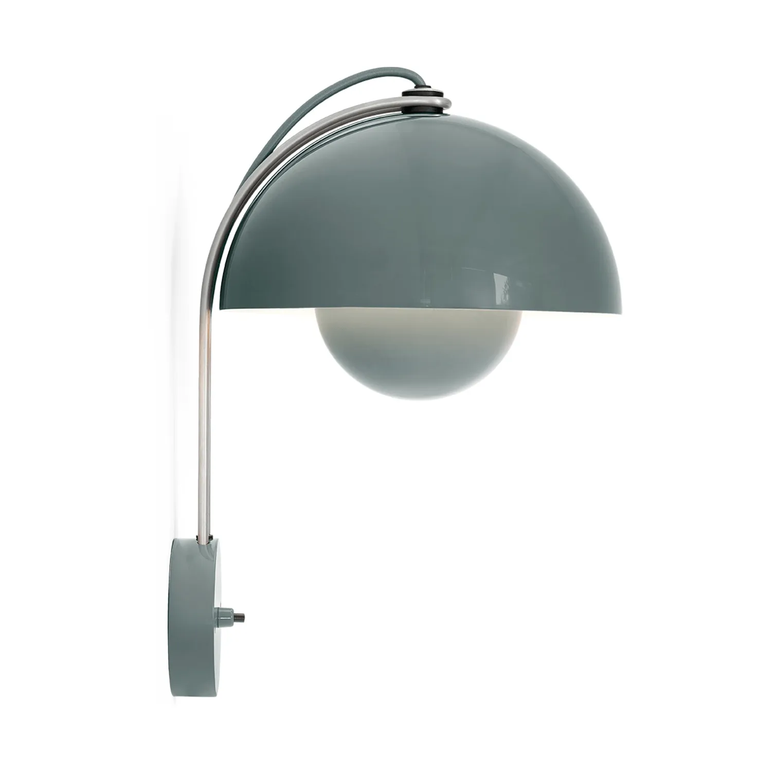 Flowerpot VP8 vegglampe, Stone blue &Tradition