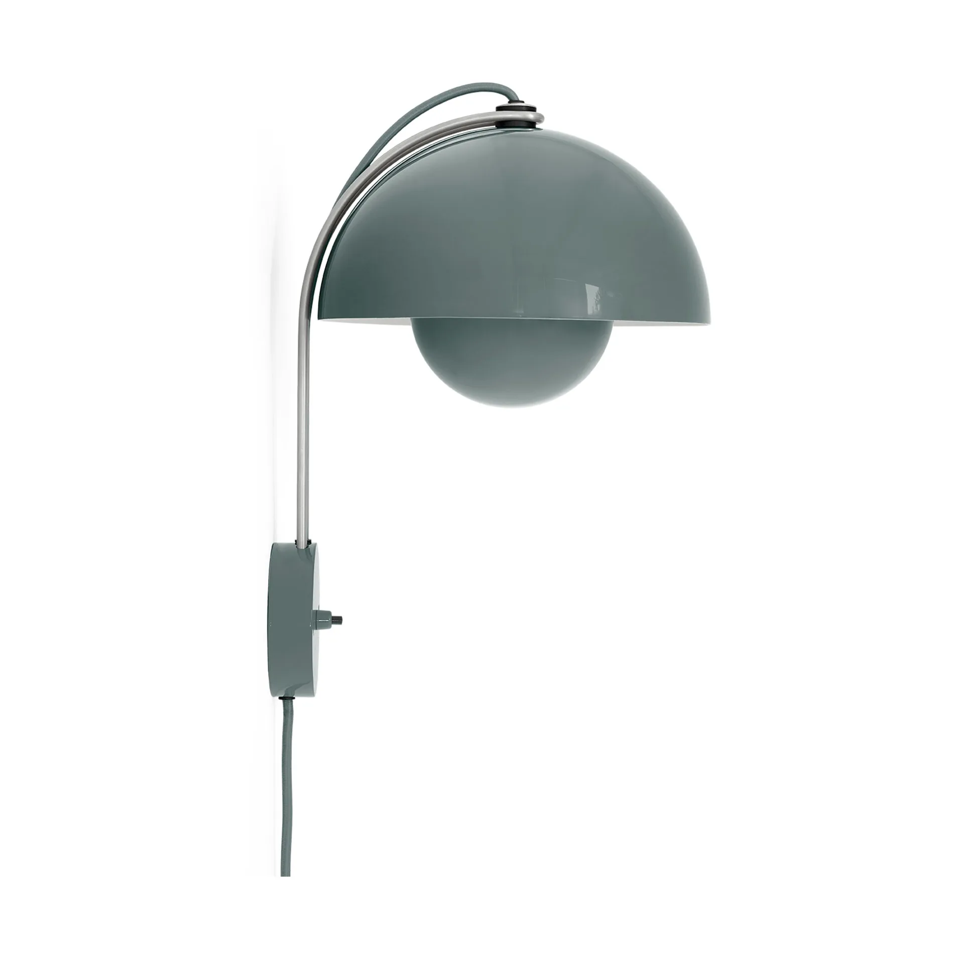 Flowerpot VP8 vegglampe, Stone blue &Tradition