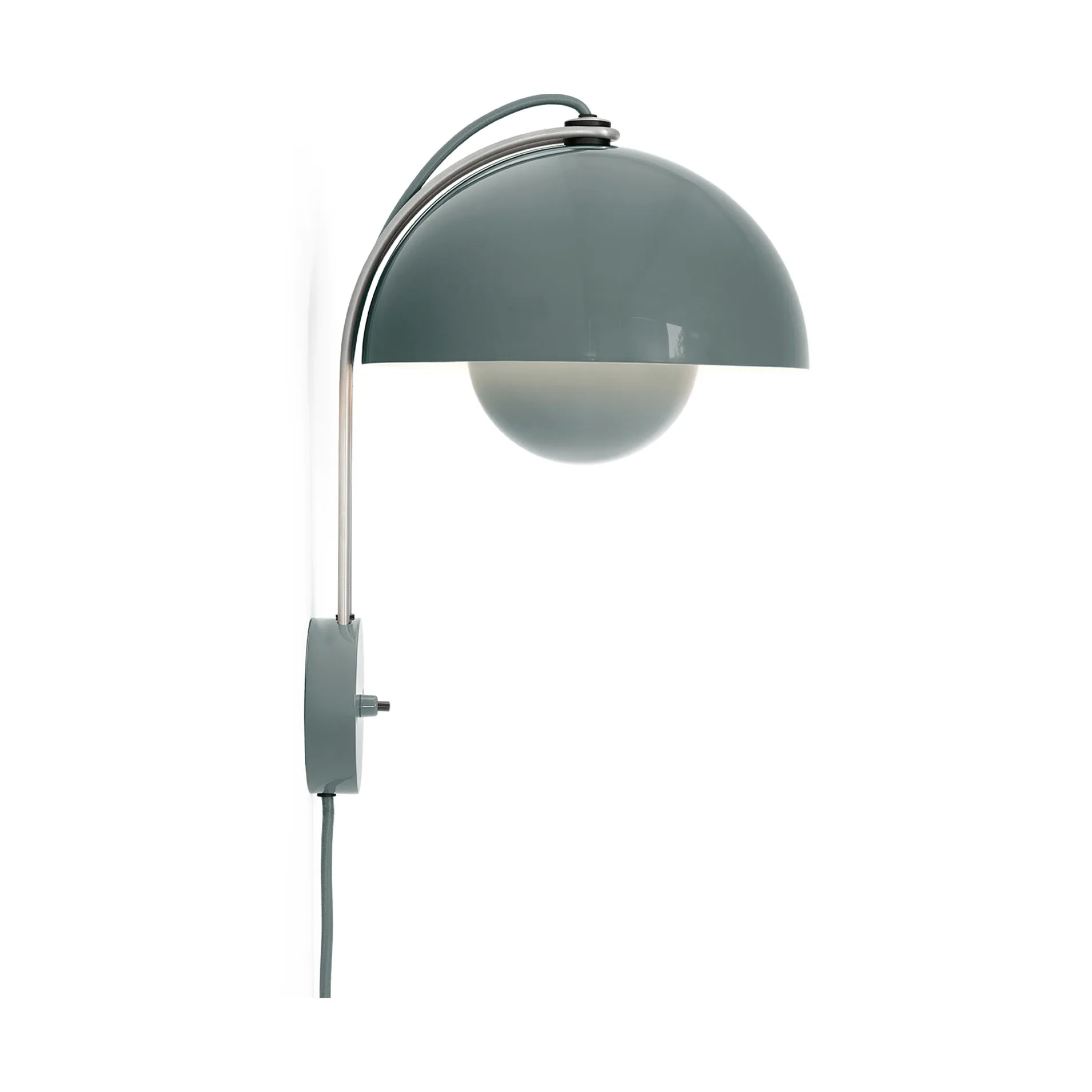 Flowerpot VP8 vegglampe, Stone blue &Tradition