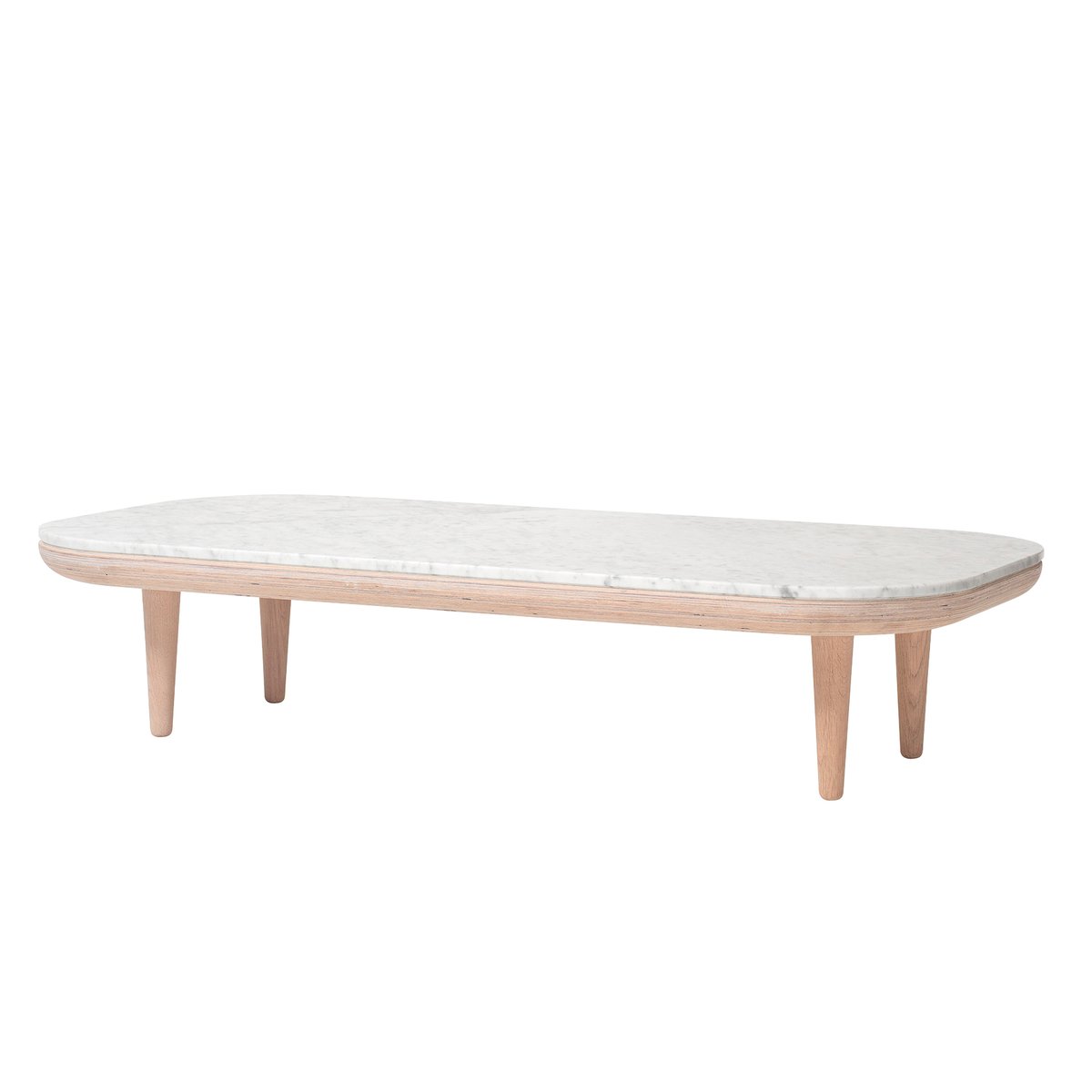 Bilde av &Tradition Fly bord SC5 Lys oljet eik + hvit marmor