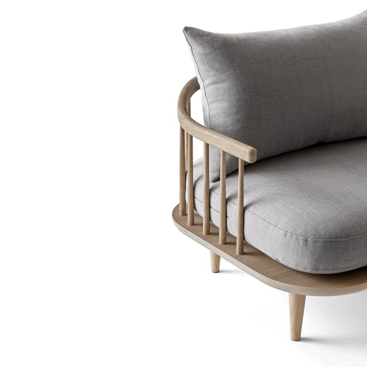 Fly lenestol SC1, lys oljet eik + beige stoff &Tradition