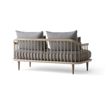 Fly SC2 sofa - Tekstil hot madison 094 lysegrå, hvitoljet eik - &Tradition