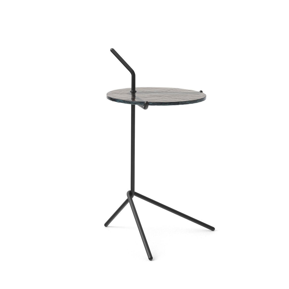 &Tradition Halten SH9 sidebord Smoked glass-warm black