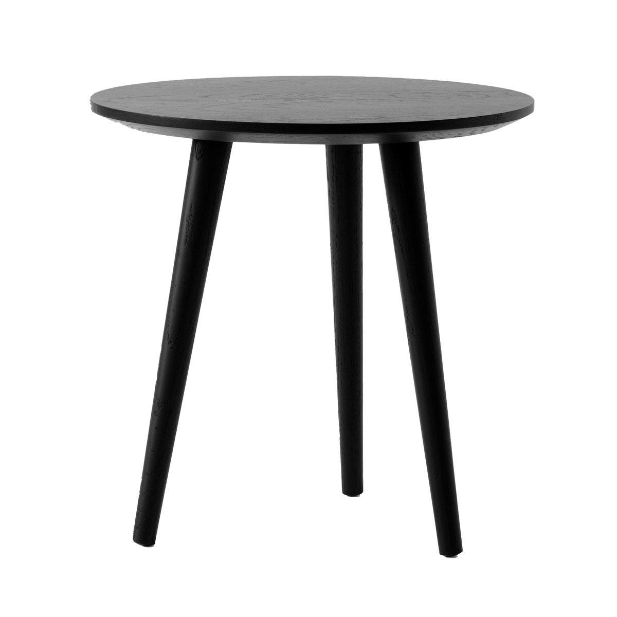 Bilde av &Tradition In Between salongbord SK13 Ø48 cm Black lacquered oak