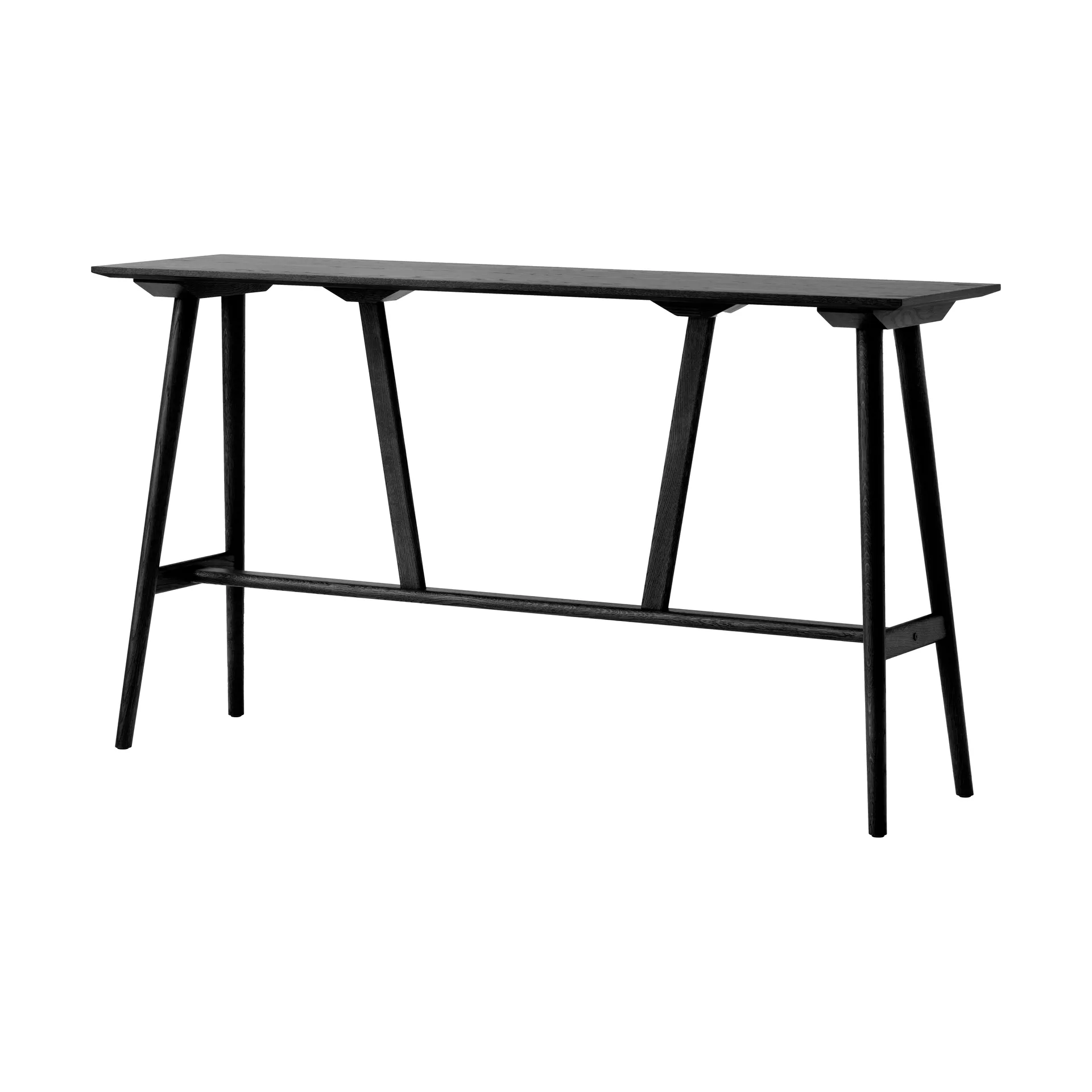 In Between SK27 Bar Table barbord 190x50x105 cm, Svartlakkert eik &Tradition