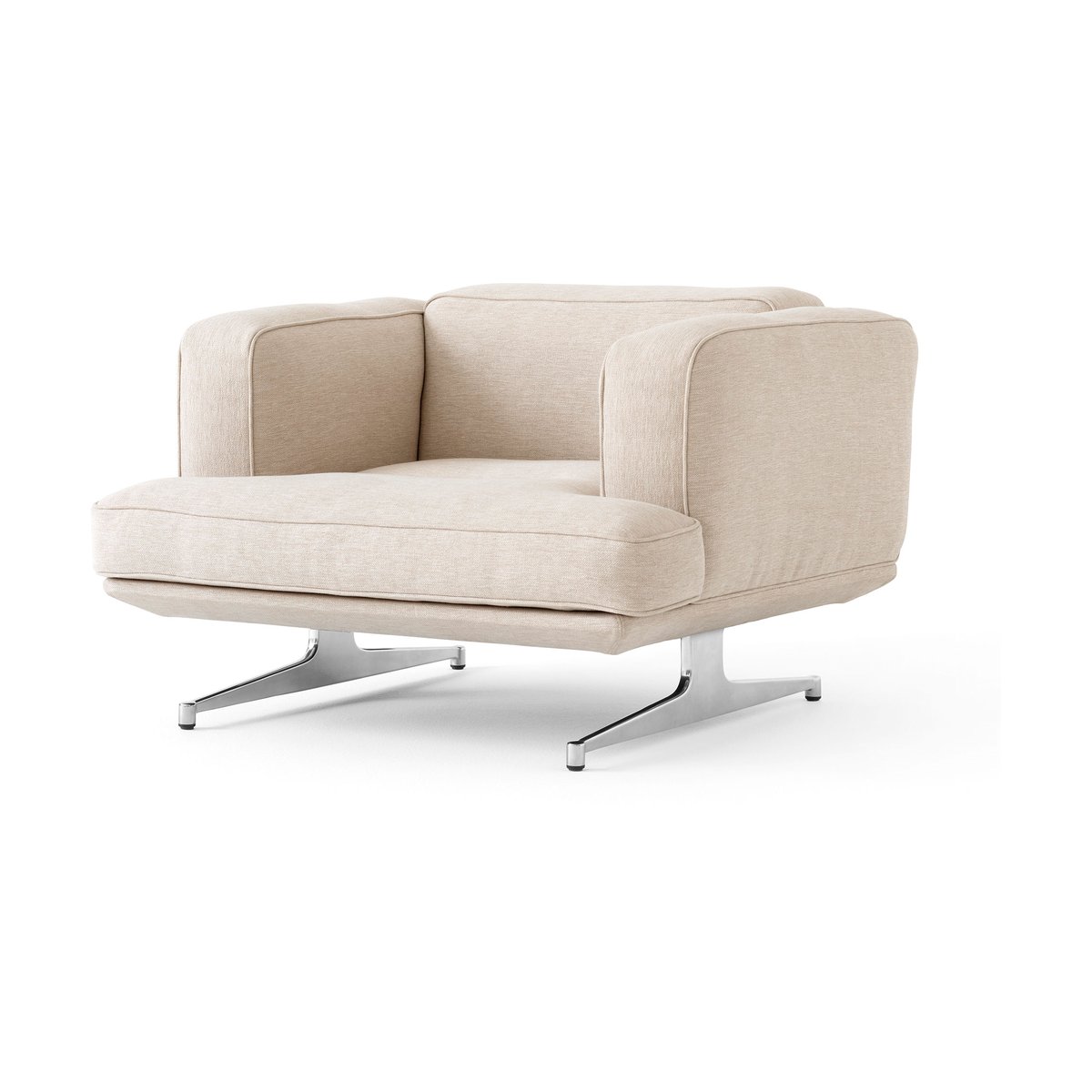 &Tradition Inland AV21 lenestol Clay 0011-polished aluminium