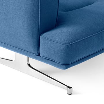 Inland AV21 lenestol - Vidar 733-polished aluminium - &Tradition