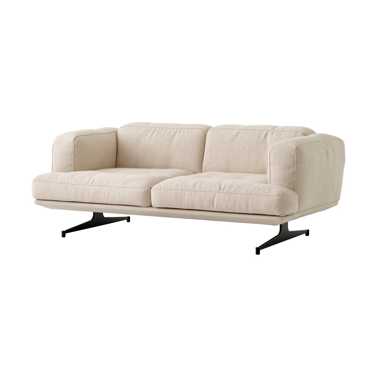 Bilde av &Tradition Inland AV22 sofa 2-seters Clay 0011-warm black