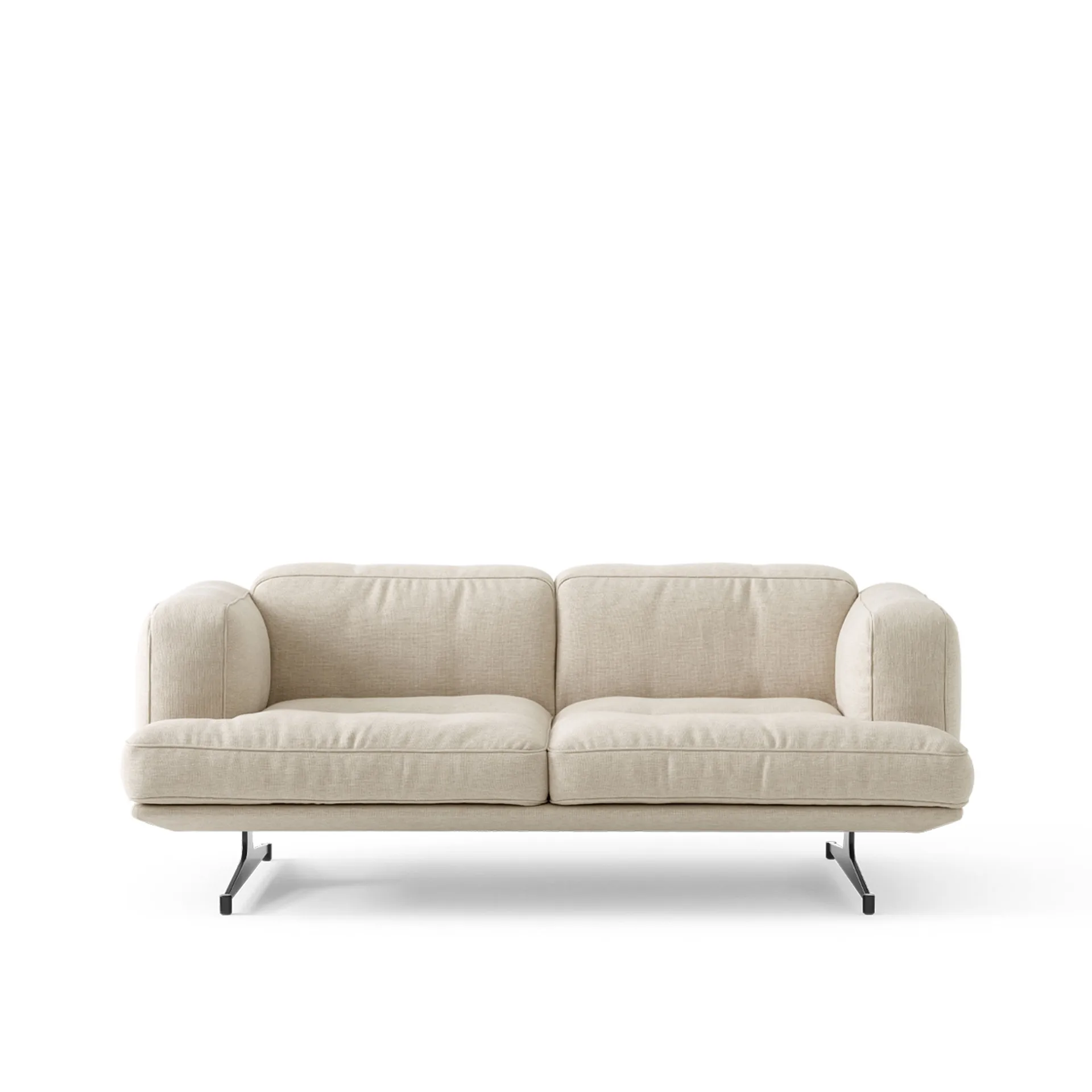 Inland AV22 sofa 2-seters, Clay 0011-warm black &Tradition