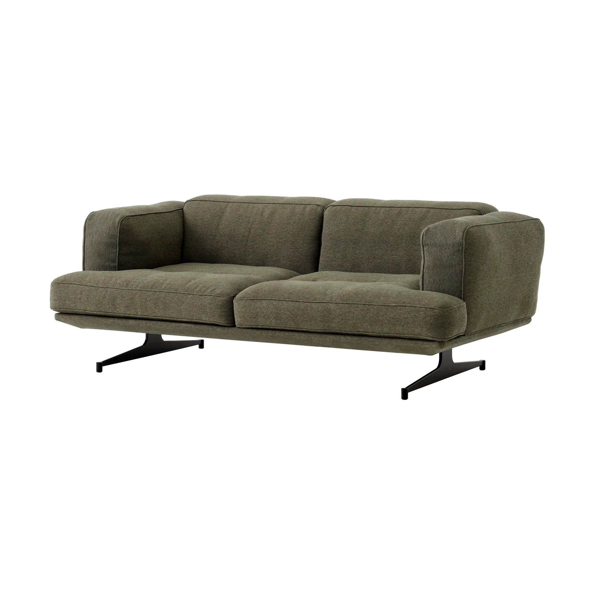Inland AV22 sofa 2-seters, Clay 0014-warm black &Tradition