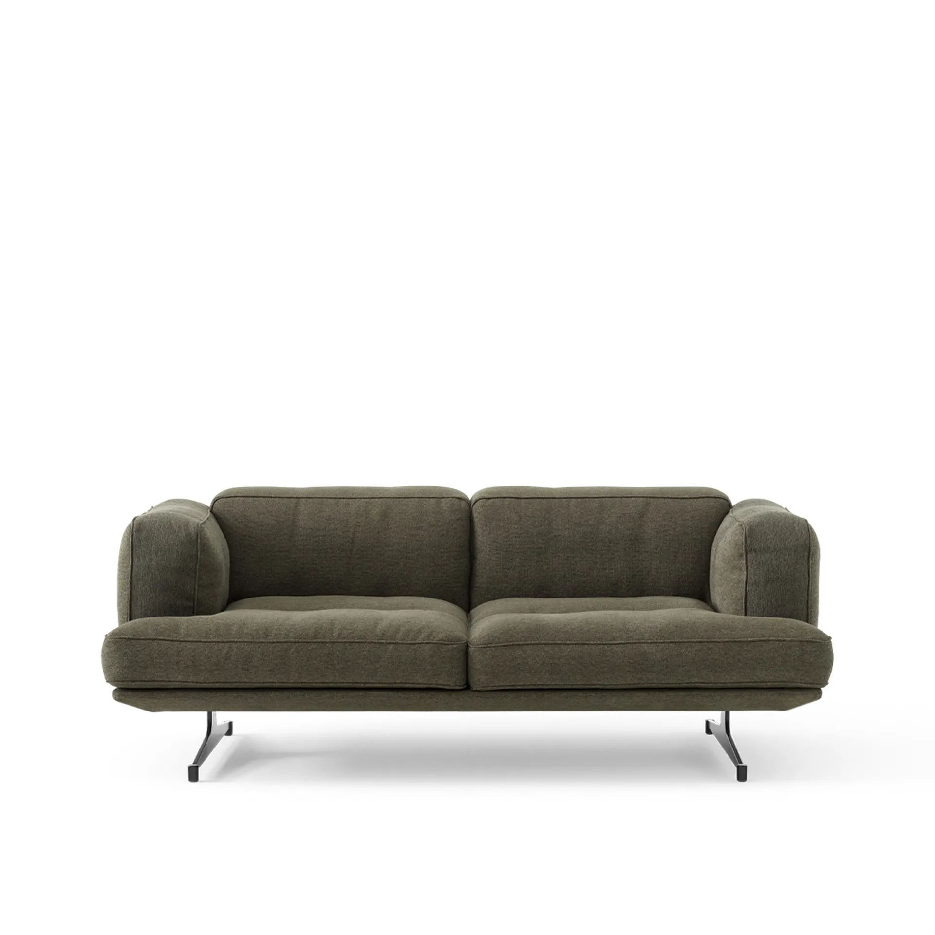 Inland AV22 sofa 2-seters, Clay 0014-warm black &Tradition