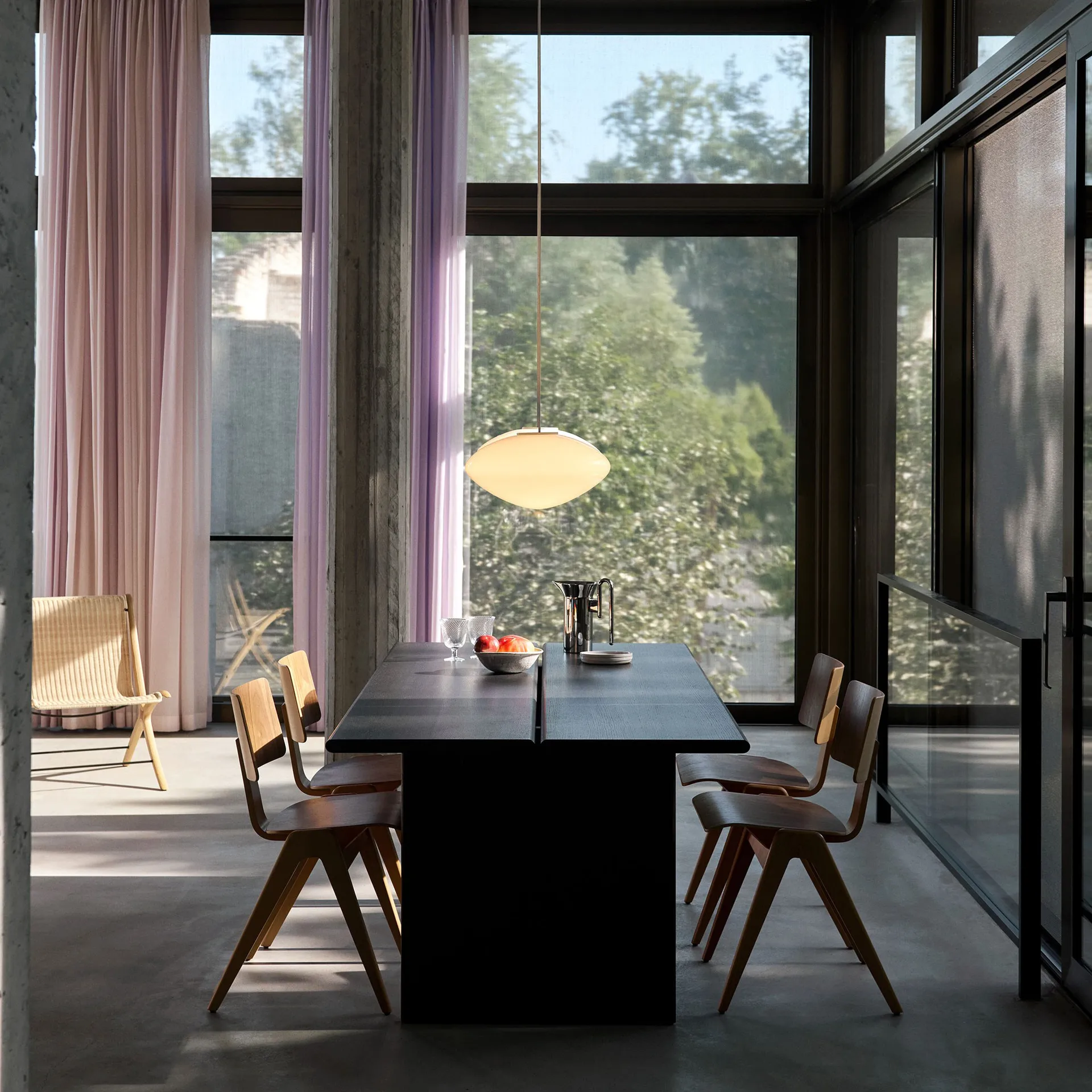 Ita OS1 spisebord 95x200 cm, Dark stained oak &Tradition