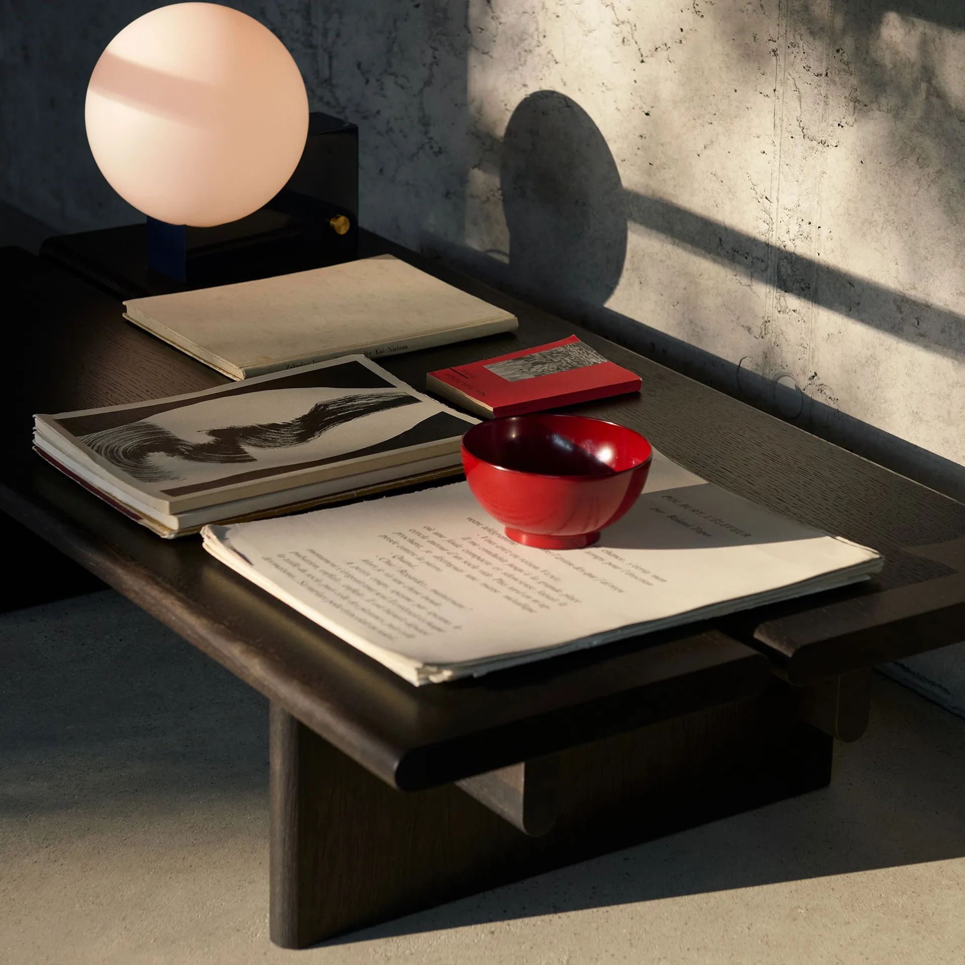 Ita OS3 sofabord 60x110 cm, Dark stained oak &Tradition