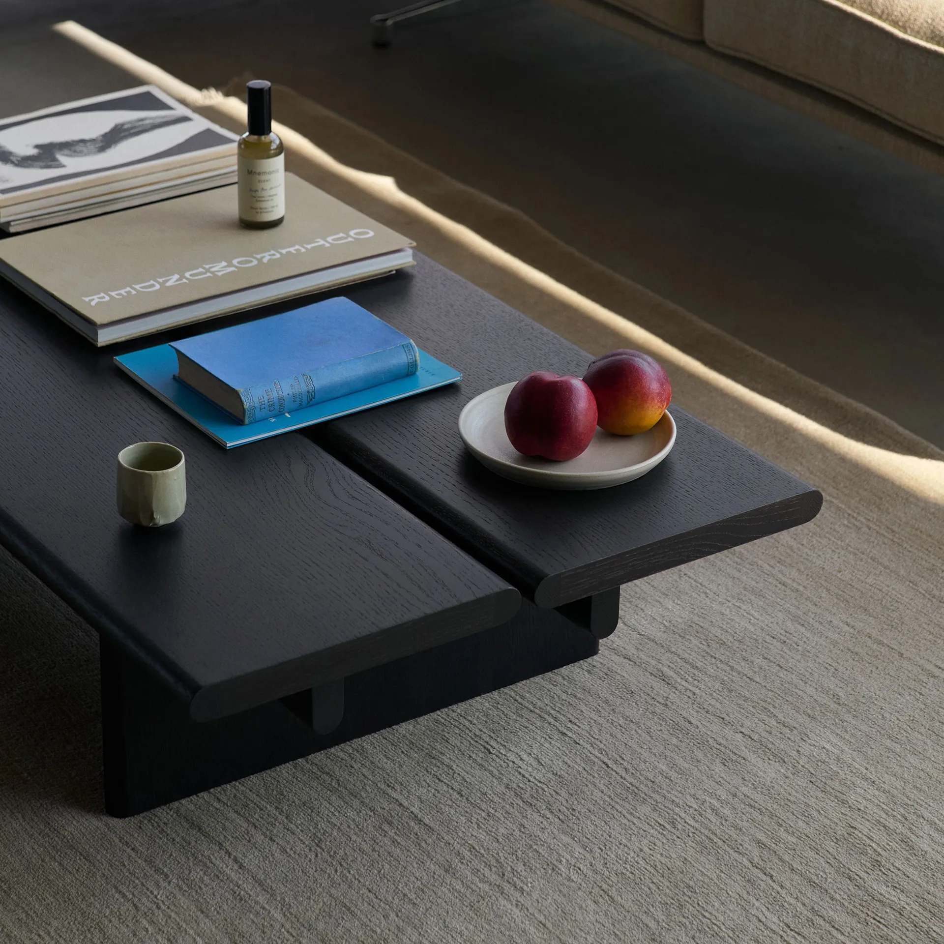 Ita OS3 sofabord 60x110 cm, Dark stained oak &Tradition