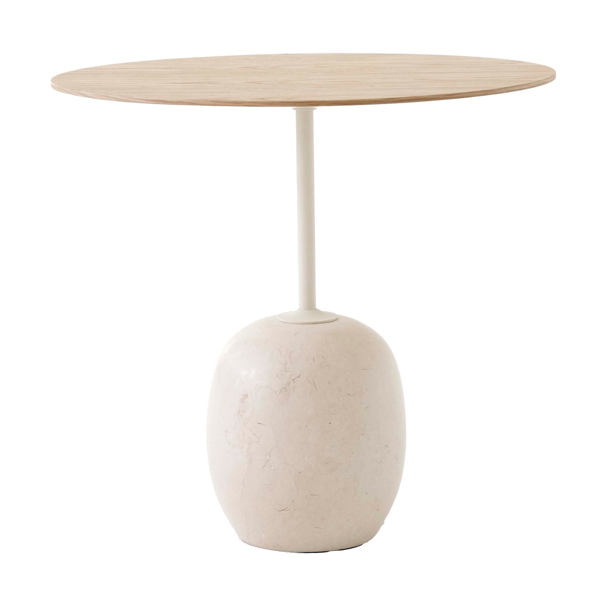 Bilde av &Tradition Lato LN9 sidebord Oak-Crema diva marble