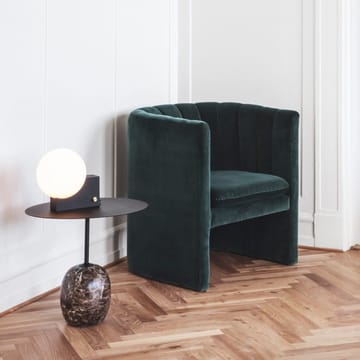 Lato LN9 sidebord - Sort, emparador marmor - &Tradition