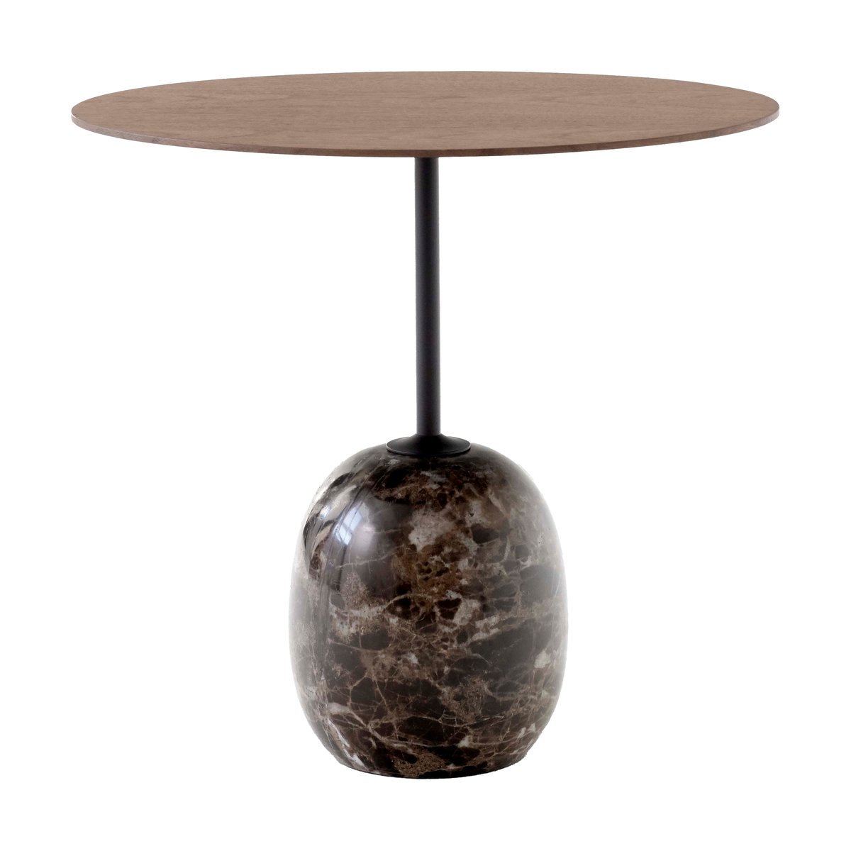 Bilde av &Tradition Lato LN9 sidebord Walnut-Emparador marble